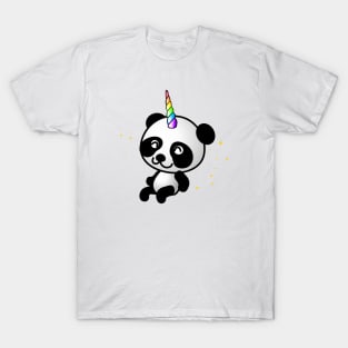 Cute Panda Unicorn T-Shirt